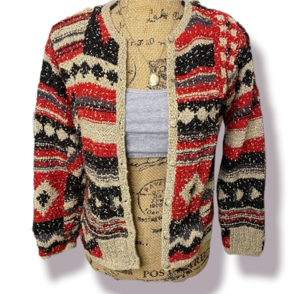 david brooks | Sweaters | Vintage Hand Knit Light Academia Silk